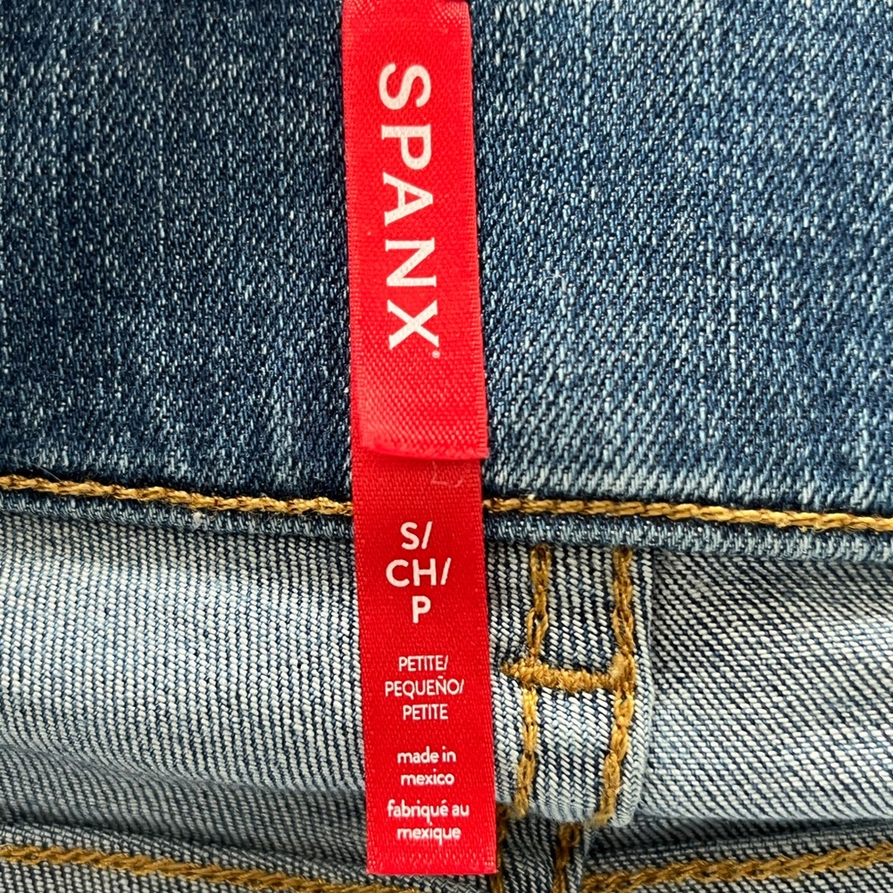 SPANX Blue Flare & Wide Leg Jeans - Picture 9 of 13